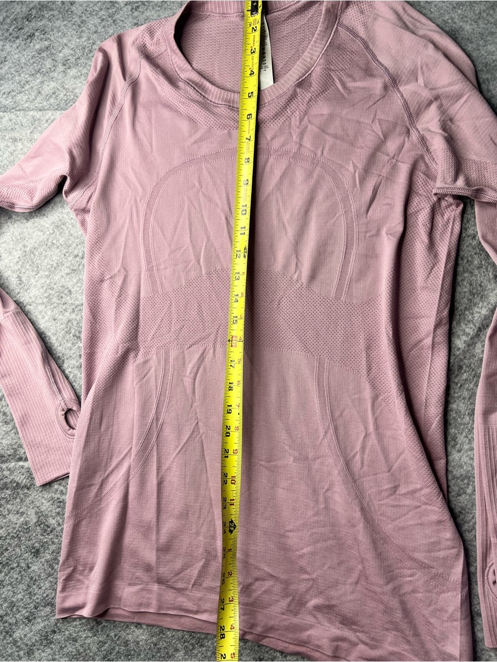lululemon athletica Dusty Mauve Seamless Long Sleeve Top - Picture 5 of 7